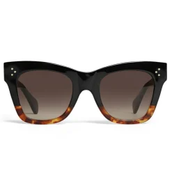 Céline - Classic Cat Eye Sunglasses in Acetate - Black Havana - Sunglasses - Céline Eyewear - Avvenice