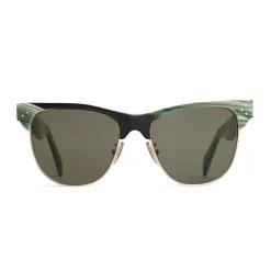Céline - Classic Sunglasses 13 in Acetate - Green Horn - Sunglasses - Céline Eyewear - Avvenice