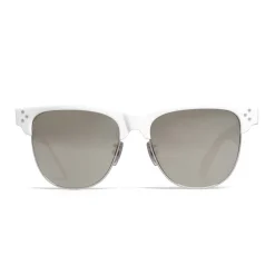 Céline - Classic Sunglasses 13 in Acetate - Optical White - Sunglasses - Céline Eyewear - Avvenice