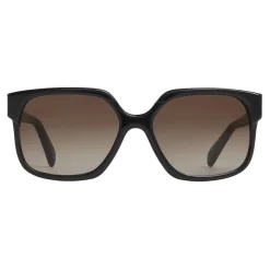 Céline - Maillon Triomphe 02 Sunglasses in Acetate - Black - Sunglasses - Céline Eyewear - Avvenice