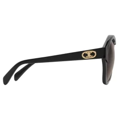 Céline - Maillon Triomphe 01 Sunglasses in Acetate - Black - Sunglasses - Céline Eyewear - Avvenice