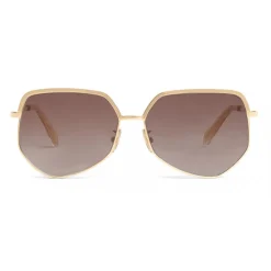 Céline - Metal Frame 13 Sunglasses in Metal - Gold Gradient Brown - Sunglasses - Céline Eyewear - Avvenice