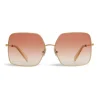 Céline - Metal Frame 09 Sunglasses in Metal - Gold Gradient Pink - Sunglasses - Céline Eyewear - Avvenice