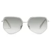 Céline - Metal Frame 13 Sunglasses in Metal - Silver Gradient Blue - Sunglasses - Céline Eyewear - Avvenice