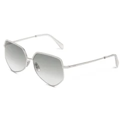 Céline - Metal Frame 13 Sunglasses in Metal - Silver Gradient Blue - Sunglasses - Céline Eyewear - Avvenice