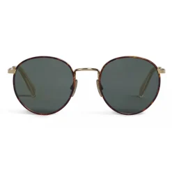Céline - Metal Frame 06 Sunglasses in Metal - Havana Green - Sunglasses - Céline Eyewear - Avvenice