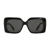 Céline - Oversize Sunglasses in Acetate - Black - Sunglasses - Céline Eyewear - Avvenice