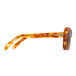 Céline - Oversize Sunglasses in Acetate - Honey Havana - Sunglasses - Céline Eyewear - Avvenice