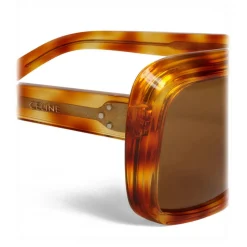 Céline - Oversize Sunglasses in Acetate - Honey Havana - Sunglasses - Céline Eyewear - Avvenice