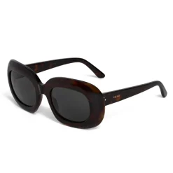 Céline - Oversized Oval Sunglasses in Acetate - Red Havana - Sunglasses - Céline Eyewear - Avvenice