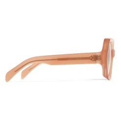 Céline - Oversized Sunglasses in Acetate - Milky Antique Pink - Sunglasses - Céline Eyewear - Avvenice