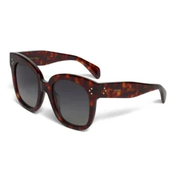 Céline - Oversized Sunglasses in Acetate - Red Havana - Sunglasses - Céline Eyewear - Avvenice