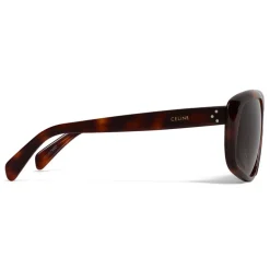 Céline - Oversized Sunglasses in Acetate - Blonde Havana - Sunglasses - Céline Eyewear - Avvenice