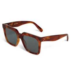 Céline - Oversized Sunglasses in Acetate - Blonde Havana - Sunglasses - Céline Eyewear - Avvenice