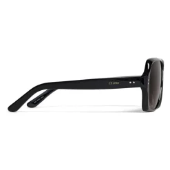 Céline - Oversized Sunglasses in Acetate - Black - Sunglasses - Céline Eyewear - Avvenice