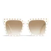 Céline - Oversized Sunglasses in Acetate - White Gold - Sunglasses - Céline Eyewear - Avvenice