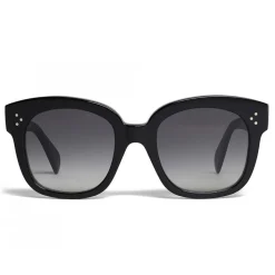 Céline - Oversized Sunglasses in Acetate - Black - Sunglasses - Céline Eyewear - Avvenice