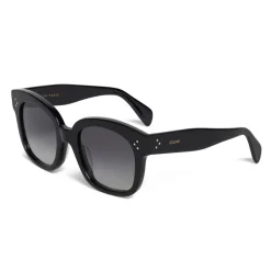 Céline - Oversized Sunglasses in Acetate - Black - Sunglasses - Céline Eyewear - Avvenice