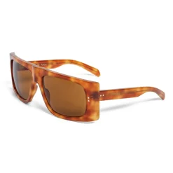 Céline - Rectangular Sunglasses in Acetate - Light Havana - Sunglasses - Céline Eyewear - Avvenice