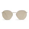 Céline - Round Sunglasses in Metal 06 - Silver - Sunglasses - Céline Eyewear - Avvenice
