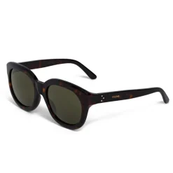 Céline - Round Sunglasses in Acetate - Blonde Havana - Sunglasses - Céline Eyewear - Avvenice