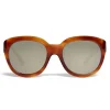 Céline - Round Sunglasses in Acetate - Light Blonde Havana - Sunglasses - Céline Eyewear - Avvenice