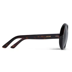 Céline - Round Sunglasses in Acetate - Blonde Havana - Sunglasses - Céline Eyewear - Avvenice
