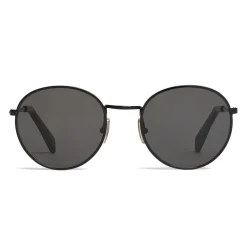Céline - Round Sunglasses in Metal 06 - Black - Sunglasses - Céline Eyewear - Avvenice