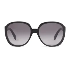 Céline - Round Sunglasses in Acetate - Black - Sunglasses - Céline Eyewear - Avvenice