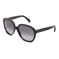 Céline - Round Sunglasses in Acetate - Black - Sunglasses - Céline Eyewear - Avvenice