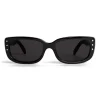 Céline - Square 08 Sunglasses in Acetate - Black Smoke - Sunglasses - Céline Eyewear - Avvenice