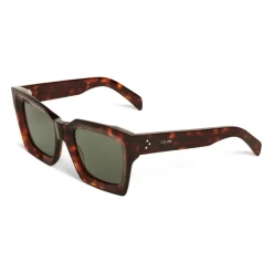 Céline - Square Sunglasses in Acetate - Red Havana - Sunglasses - Céline Eyewear - Avvenice