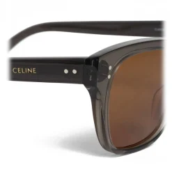 Céline - Square Sunglasses 04 in Acetate - Grey - Sunglasses - Céline Eyewear - Avvenice
