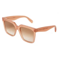 Céline - Square Sunglasses in Acetate - Milky Antique Pink - Sunglasses - Céline Eyewear - Avvenice