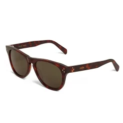 Céline - Square Sunglasses 12 in Acetate - Red Havana - Sunglasses - Céline Eyewear - Avvenice