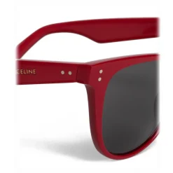 Céline - Square Sunglasses 09 in Acetate - Red - Sunglasses - Céline Eyewear - Avvenice