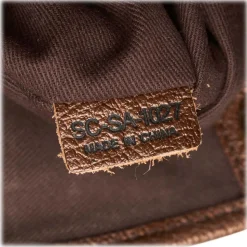 Céline Vintage - Canvas Tote Bag - Brown - Leather and Canvas Handbag - Luxury High Quality - Avvenice