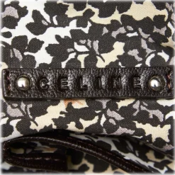 Céline Vintage - Jacquard Macadam Shoulder Bag - Gray - Leather and Fabric Handbag - Luxury High Quality - Avvenice