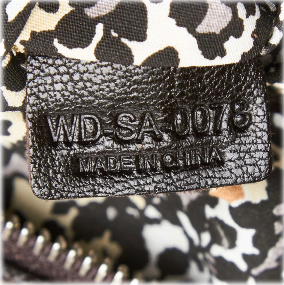 Céline Vintage - Jacquard Macadam Shoulder Bag - Gray - Leather and Fabric Handbag - Luxury High Quality - Avvenice