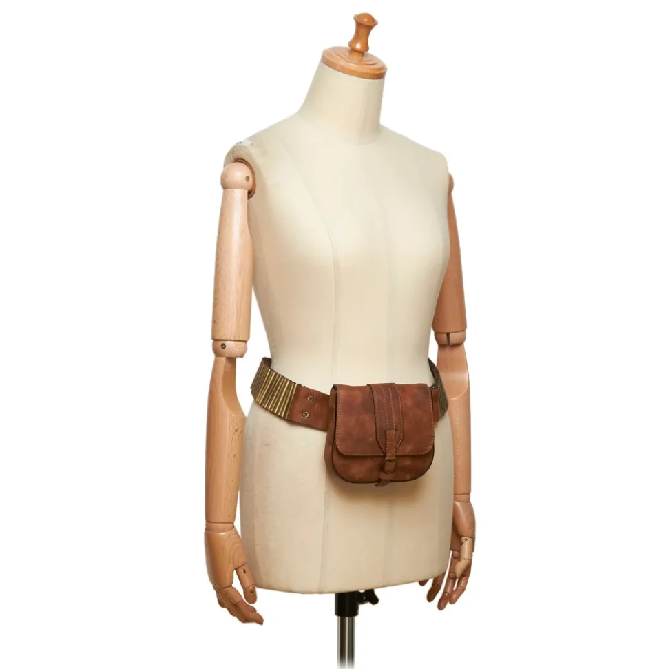 Céline Vintage - Leather Belt Bag - Brown - Leather Handbag - Luxury High Quality - Avvenice