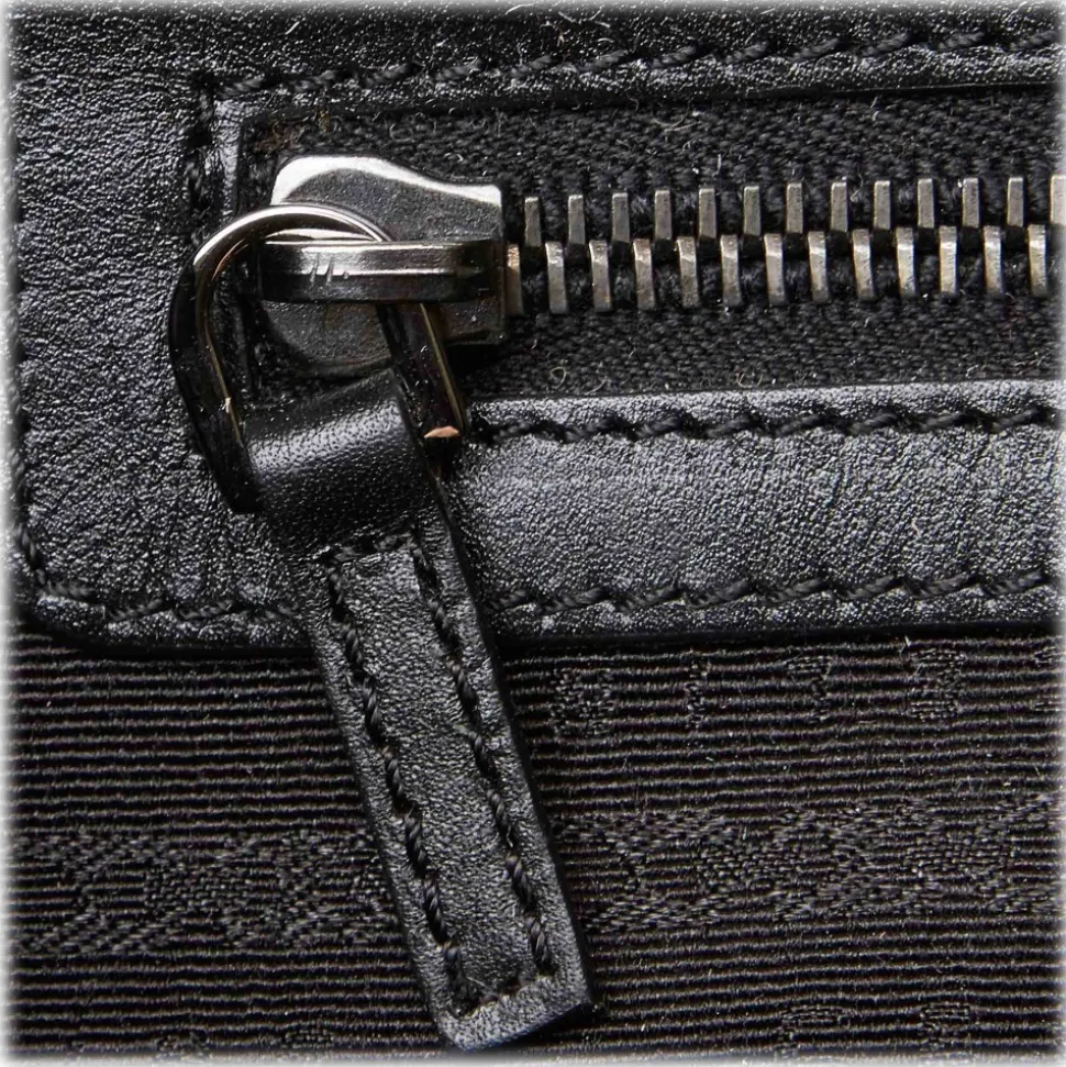 Céline Vintage - Leather Satchel Bag - Black - Leather Handbag - Luxury High Quality - Avvenice