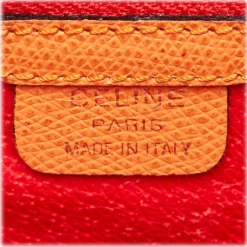 Céline Vintage - Leather Satchel Bag - Orange - Leather Handbag - Luxury High Quality - Avvenice
