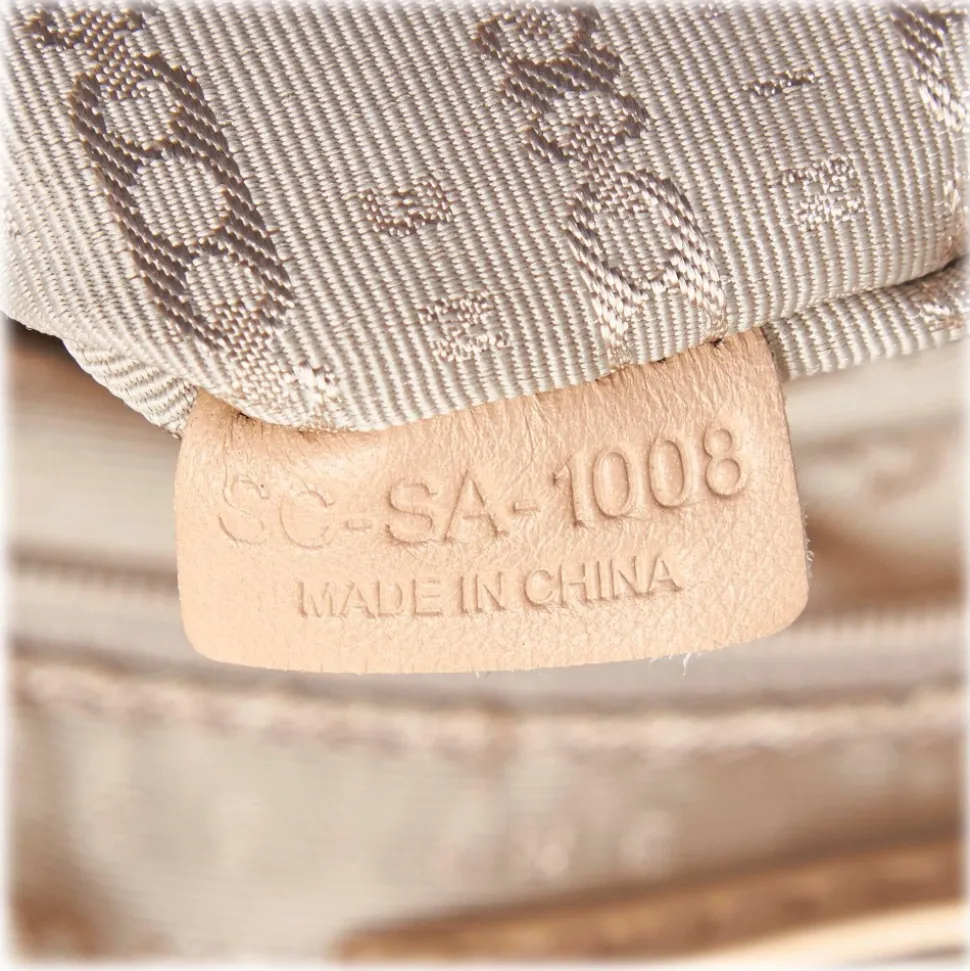 Céline Vintage - Leather Satchel Bag - Brown Beige - Leather Handbag - Luxury High Quality - Avvenice