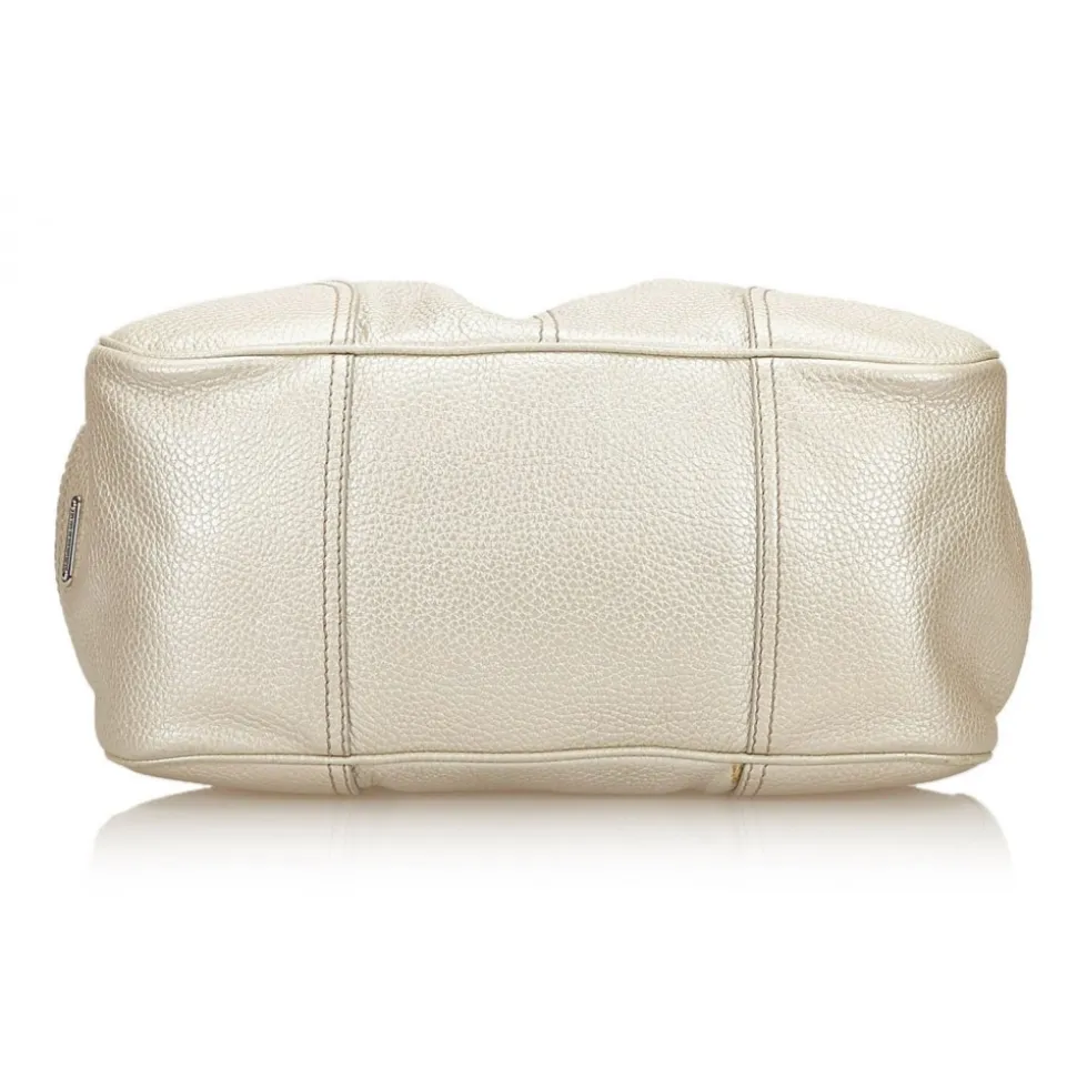 Céline Vintage - Leather Satchel Bag - White Ivory - Leather Handbag - Luxury High Quality - Avvenice