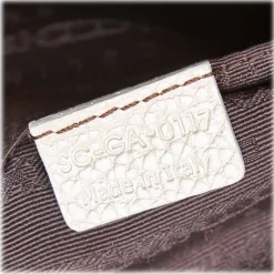 Céline Vintage - Leather Satchel Bag - White Ivory - Leather Handbag - Luxury High Quality - Avvenice