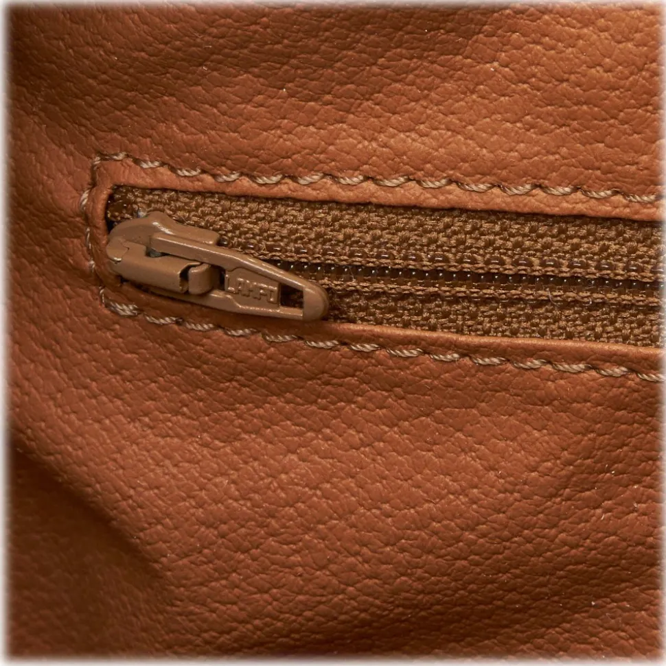 Céline Vintage - Macadam Boston Bag - Brown - Leather Handbag - Luxury High Quality - Avvenice