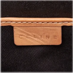 Céline Vintage - Macadam Canvas Baguette Bag - Brown - Leather Handbag - Luxury High Quality - Avvenice