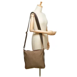 Céline Vintage - Macadam Shoulder Bag - Brown Beige - Leather Handbag - Luxury High Quality - Avvenice