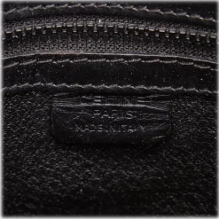 Céline Vintage - Macadam Shoulder Bag - Black Brown - Leather Handbag - Luxury High Quality - Avvenice