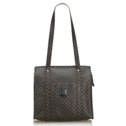 Céline Vintage - Macadam Tote Bag - Black - PVC Handbag - Luxury High Quality - Avvenice